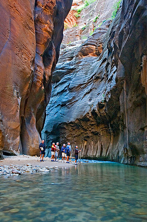 Zion Narrows, Virgin River 9168
