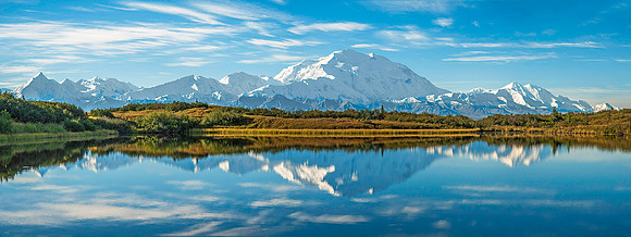 Denali (Mt. McKinley) over Reflection Pond, Denali National Park 6420