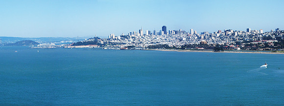San Francisco from Golden Gate Bricge