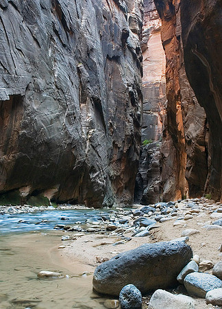 Zion Narrows, Virgin River 9203