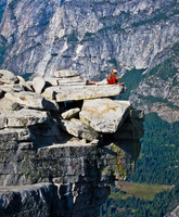 Overhang on top of Half Dome 2117