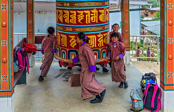 Thimphu Prayer Wheel 6322