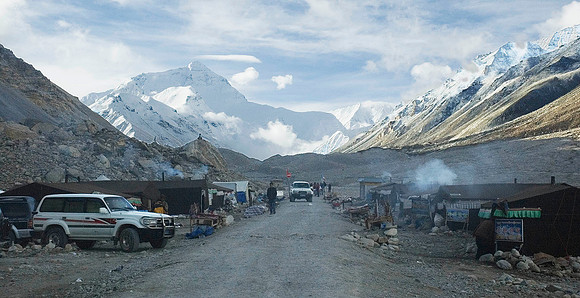 Everest from base camp 0873
