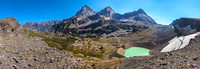 Grand Teton, Middle Teton & South Teton, from backside 3750