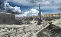 Lone Spire & Moonscape Overlook, Utah - October 2023