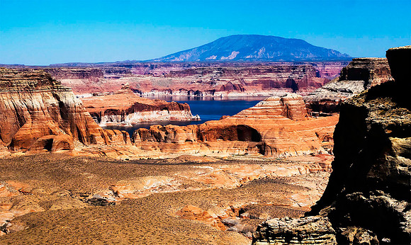 Alstrom Point, Lake Powell & Navajo Mountain 03403merge
