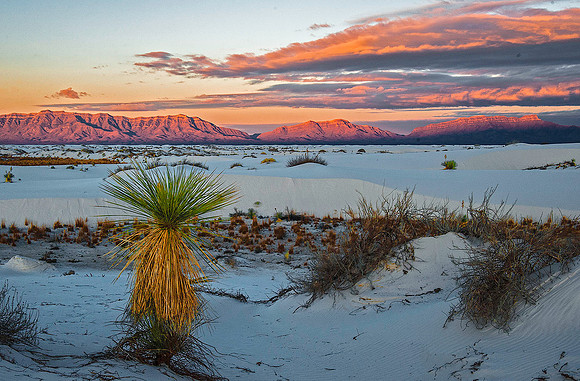 Sunrise at White Sands National Monument, New Mexico 4313