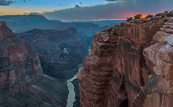 Toroweap downriver sunset, Grand Canyon National Park, Arizona Strip 7664