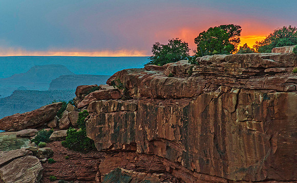 Toroweap downriver sunset, Grand Canyon National Park, Arizona Strip 7665