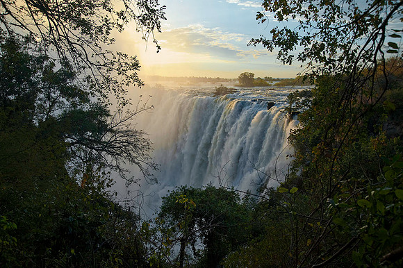 Victoria Falls Sunset, Zambia 7524