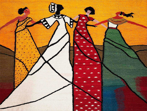 Woven Wall Hanging, Lesotho 5343