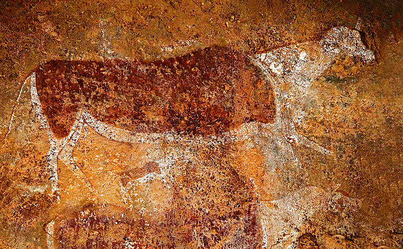 Prehistoric Cave Painting, Lesotho 5494