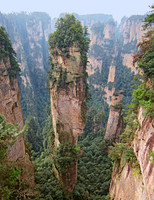 "Avatar Hallelujah Mountain," Zhangjiajie (location for Pandora in film Avatar) 0880