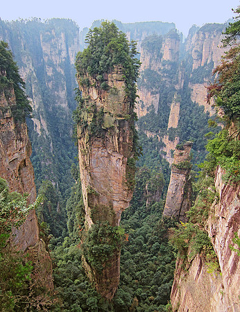 "Avatar Hallelujah Mountain," Zhangjiajie (location for Pandora in film Avatar) 0880