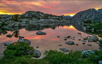 World-famous Titcomb Basin, Wyoming's Wind River Range - July 2003