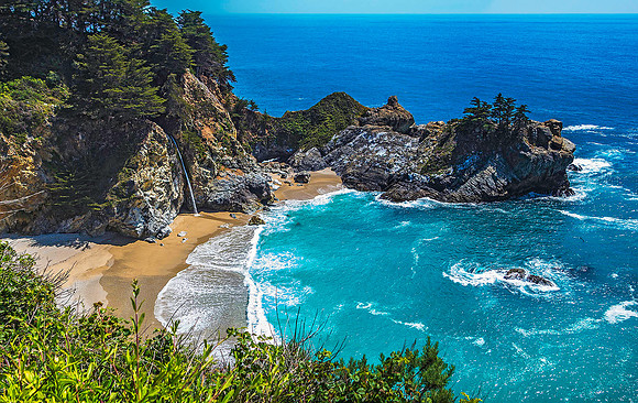 McWay Falls, Julia Pfeiffer Burns State Park 00284merge